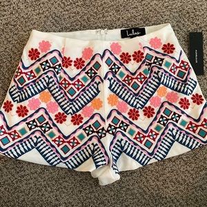 Embroidered Lulu’s Shorts